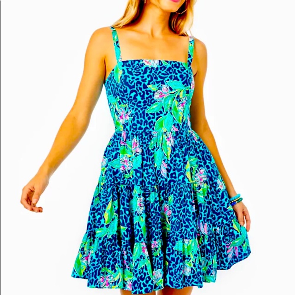 Lilly Pulitzer Alision Dress Fit & flare turquoise Nwot  tags are unattached